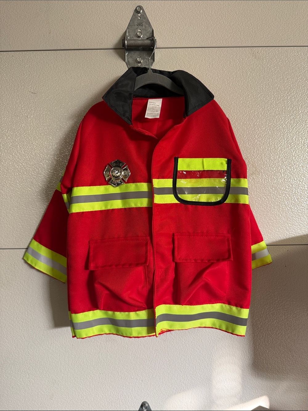 Kids Red Reflective Firefighter suit